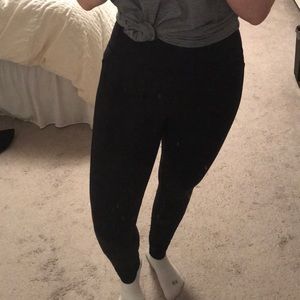 Black High Rise Lululemon Legging